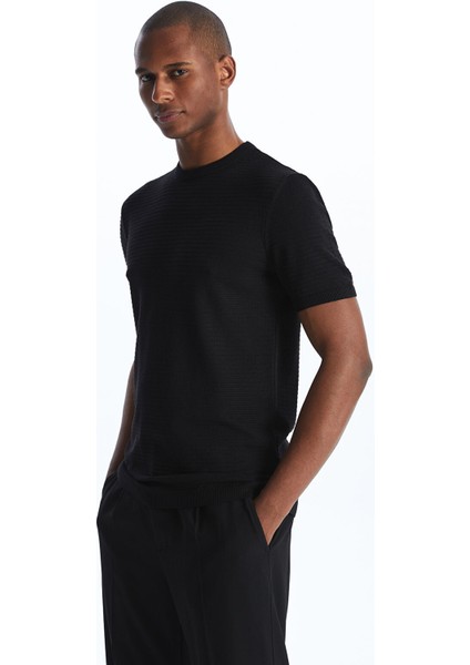 Yeni Sezon Bisiklet Yaka Kısa Kollu Erkek Triko Kazak