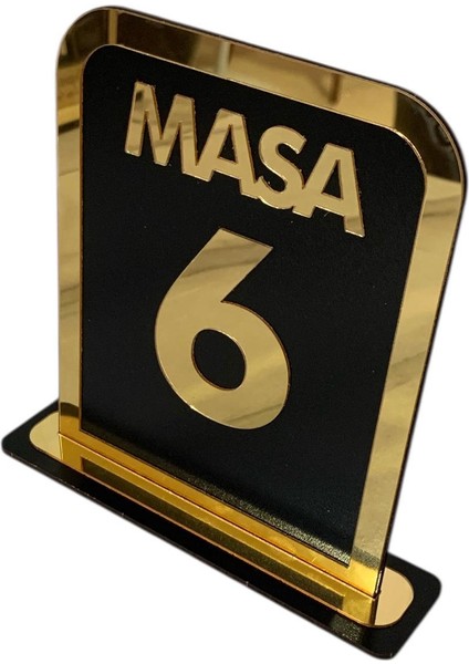 5'li Ahşap Masa Numaralığı Lokanta, Kafe, Restoran, Çay Bahçesi Vb. Için Masa Numaralığı