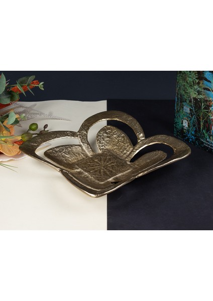 Festıve Kare Meyvelık Gold 28X28X6 cm fiyatları