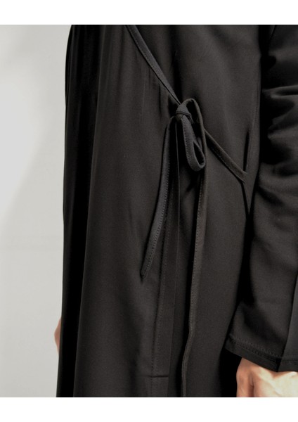 Kruvaze Yandan Bağlamalı Namaz Elbisesi – %100 Viskon- Rahat Kalıp fırsatları