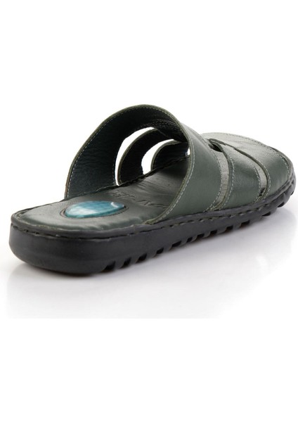 Haki Leather Erkek Terlik E04437180903 modelleri