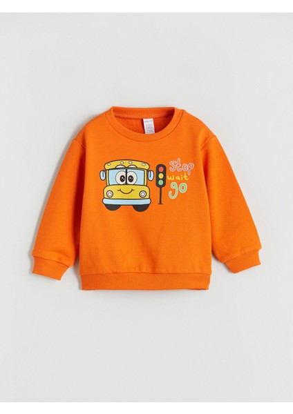 Yeni Sezon Baskılı Erkek Çocuk Sweatshirt