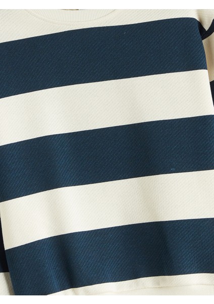 Yeni Sezon Bisiklet Yaka Çizgili Erkek Çocuk Sweatshirt fiyatları