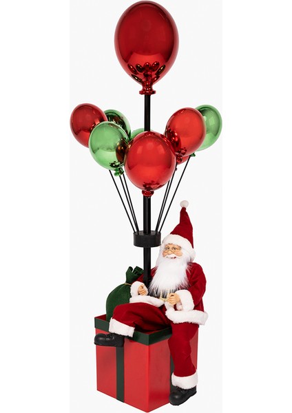Balonlu Noel Baba Dekor 110CM fiyatları