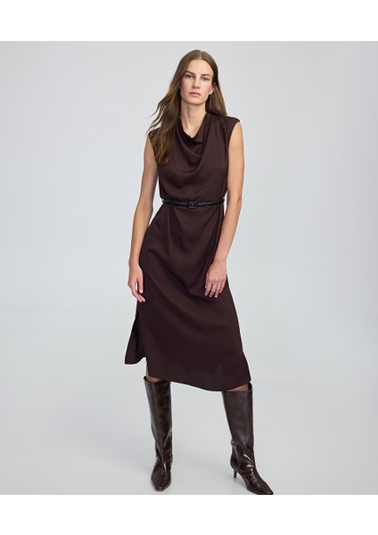 Kemerli Midi Elbise IW6250002234074