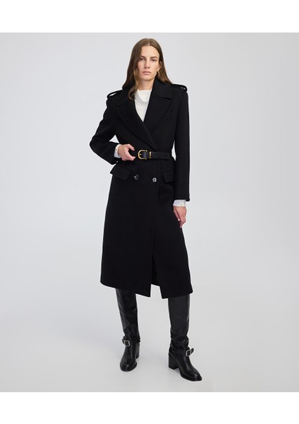 Kemerli Manteco Yünlü Kaban IW6250008051001