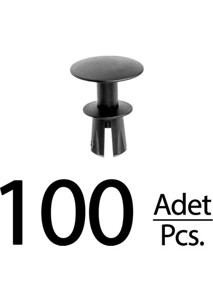 Volkswagen, Skoda Için Döşeme Klipsi- 100 Adet