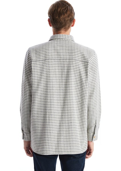 Yeni Sezon Rahat Kalıp Uzun Kollu Ekose Erkek Oduncu Gömlek fırsatları