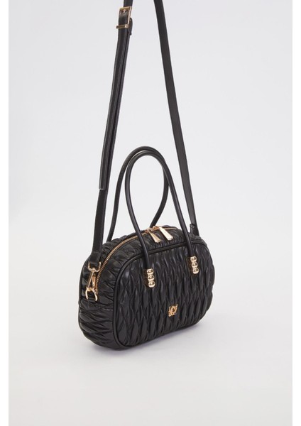 Siyah Büzgü Model Baget Omuz Çanta fiyatları