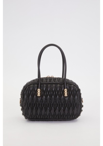 Siyah Büzgü Model Baget Omuz Çanta fırsatları