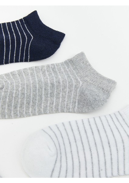 Yeni Sezon Çizgili Erkek Çocuk Patik Çorap 5'li fiyatları