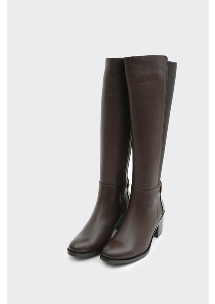 Hakiki Deri Topuklu Kadın Çizme fiyatları