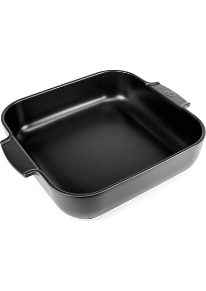 Appolia Satin Siyah Kare Fırın Kabı 36 cm
