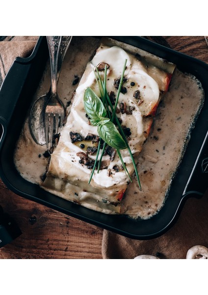 Appolia Satin Siyah Kare Fırın Kabı 36 cm fiyatları