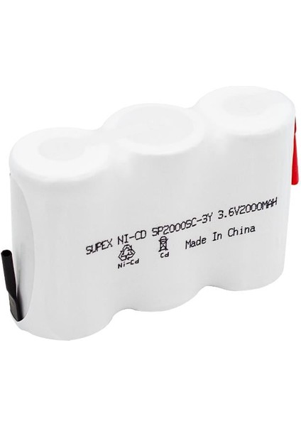 3'lü Yanyana 3.6V 2000 Ma Süpürge Pili indirimleri
