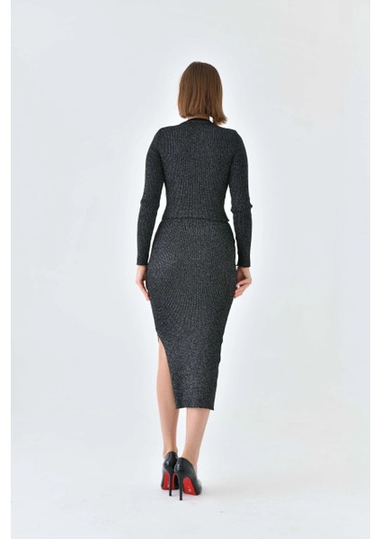 Kadın Triko Takım Simli Triko Takım Taş - 10579 fırsatları