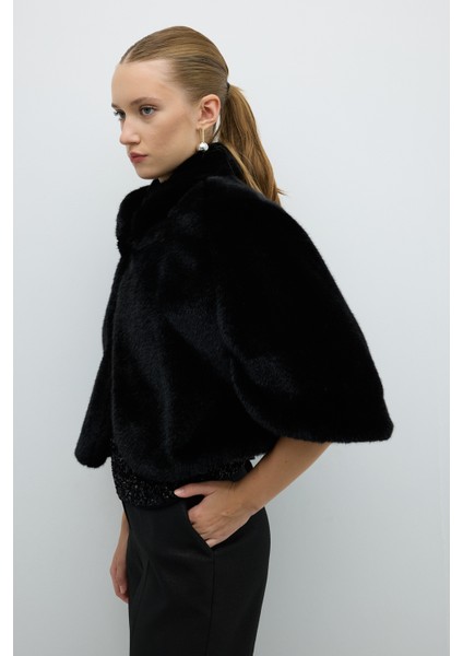 Kürk Bolero Siyah K2613701_001 modelleri