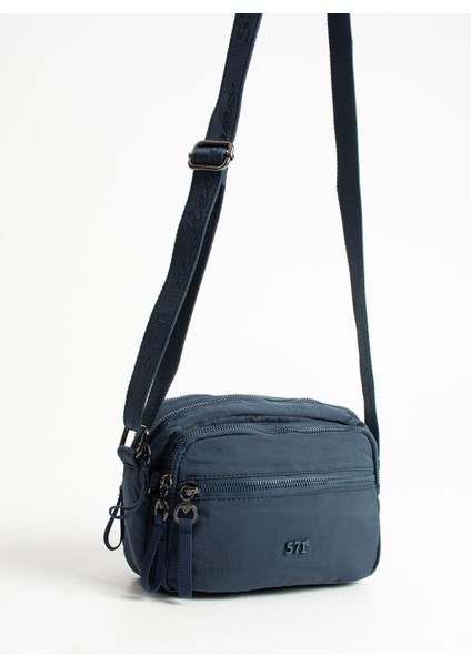 Yumuşak Dokulu Ultra Hafif, Esnek ve Su Geçirmez Polyamid Kumaş Omuz Çantası Lacivert Model: (571-13-14E) fırsatları