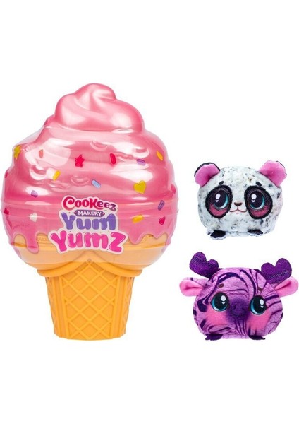 CKE05000 Cookeez Makery Yum Yumz Dondurma Ikili Paket Kokulu Peluş modelleri