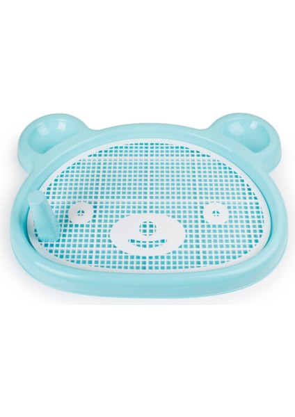 Yavru Köpek Eğitim Seti, Mavi, 63X47X5.5 Cm, Kulaklı, Temizlik ve Eğitim Desteği