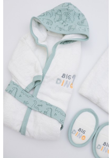 Kız Erkek Bebek Lüks Bornoz Takımı Havlu Seti % 100 Pamuk Kumaş 0- 2 Yaş STL7102 modelleri