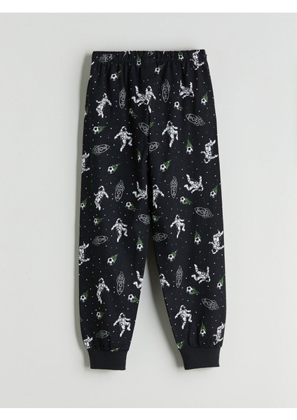 Yeni Sezon Beli Lastikli Erkek Çocuk Pijama Alt modelleri