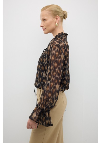Leopar Desenli Tunik Standart Renk K2613303_089 indirimleri