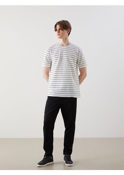 Yeni Sezon Slim Fit Armürlü Erkek Pantolon