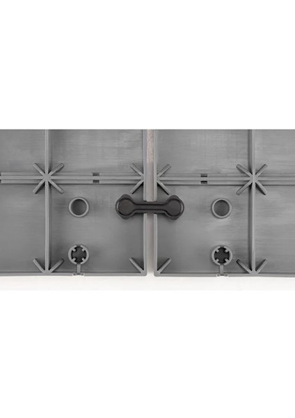 Bahçe Balkon Teras Zemin Döşemesi Banyo Paspası Sert Plastik Dış Mekan Karosu Gri fırsatları