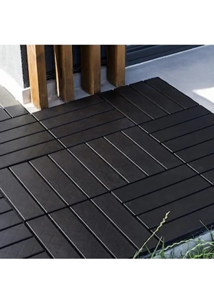Bahçe Balkon Teras Zemin Döşemesi Banyo Paspası Sert Plastik Dış Mekan Karosu Gri indirimleri