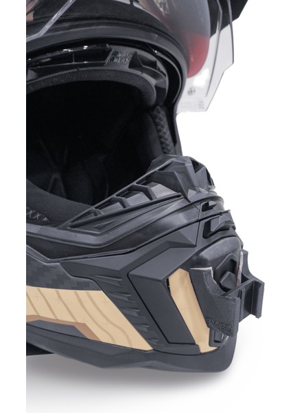 Ls 2 Explorer C Kask Için Aksiyon Kamerası Kask Çene Bağlantı Aparatı Chin Mount
