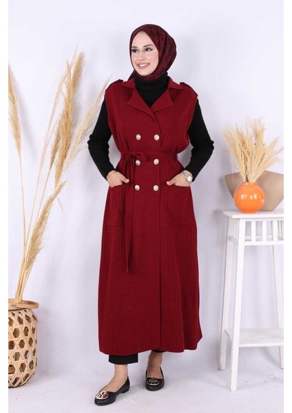 Triko Yelek 18336 Bordo fiyatları