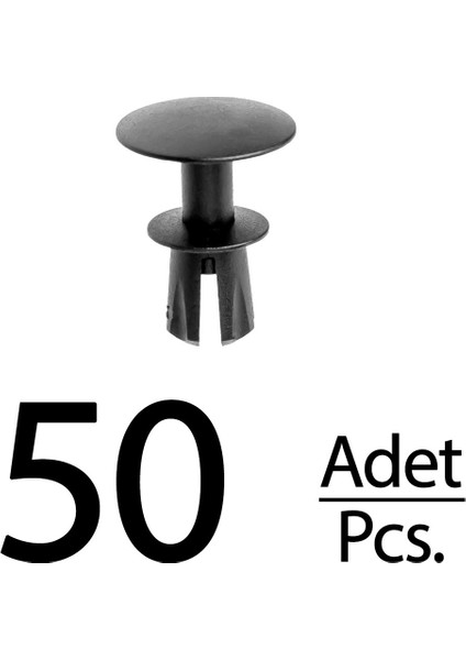 Volkswagen, Skoda Için Döşeme Klips- 50 Adet