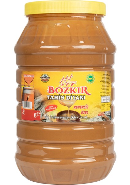 Güleroğlu Kepeksiz Bozkır Tahini Plastik Kutu Net 2935 gr