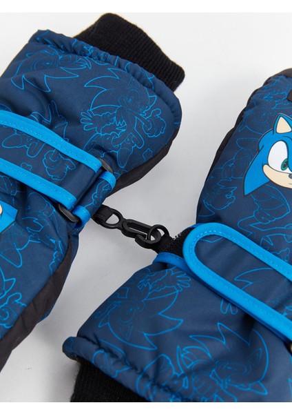 Yeni Sezon Sonic Baskılı Erkek Çocuk Kar Eldiveni fırsatları