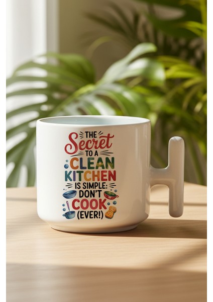 The Secret To Clean Baskılı Hediyelik T Kulplu Latte Fincanı Kupa Bardak