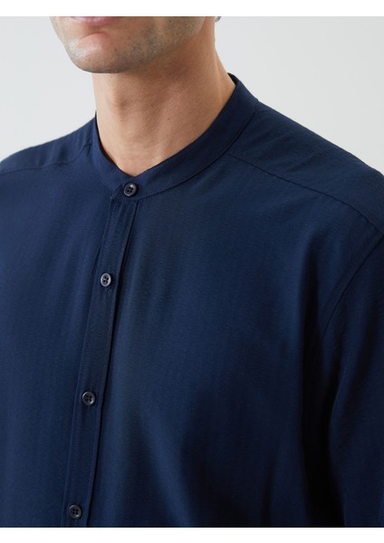 Yeni Sezon Regular Fit Kısa Kollu Armürlü Erkek Dokulu Gömlek modelleri