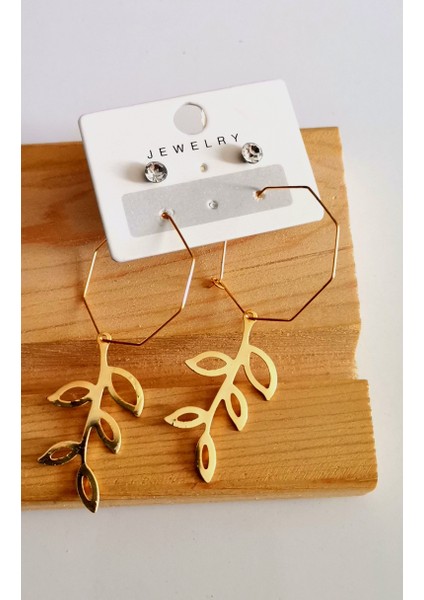 Monalisa Home Kararmaz Döküm Lüks Küpe