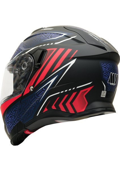 Gp My Helmet MKS002-BBR Güneş Vizörlü Şeffaf Çene Açılır Motosiklet Kaskı Xxl indirimleri