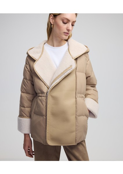 Colorblock Şişme Mont IW6240012212003