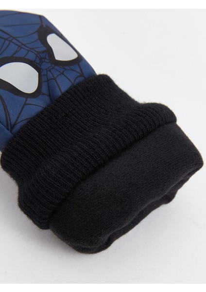Yeni Sezon Spider-Man Baskılı Erkek Çocuk Kar Eldiveni fırsatları