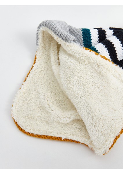 Yeni Sezon Renk Bloklu Ponponlu Erkek Çocuk Bere modelleri