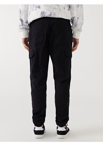 Yeni Sezon Standart Kalıp Gabardin Erkek Jogger Pantolon fırsatları