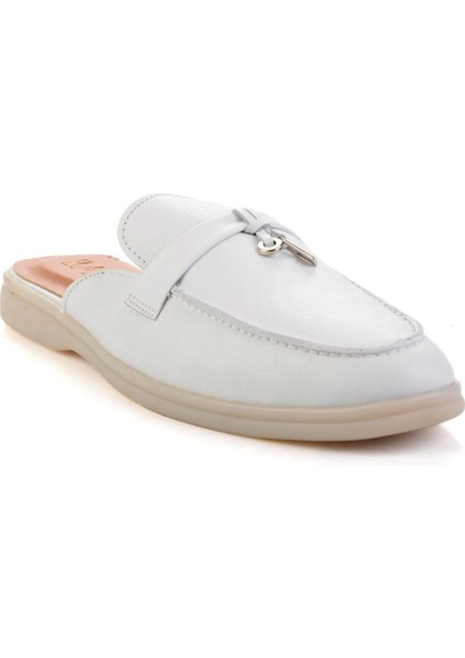 Beyaz Leather Erkek Terlik E04079975603 fiyatları