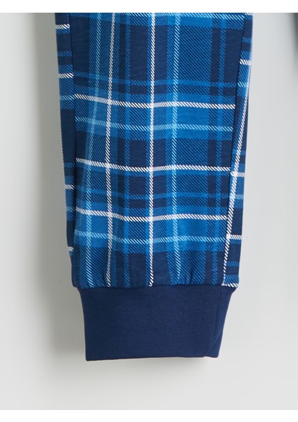 Yeni Sezon Beli Lastikli Erkek Çocuk Pijama Alt 2'li modelleri