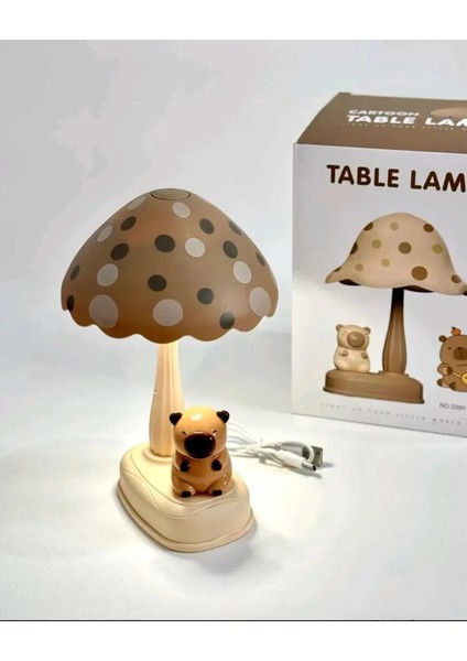 Mantar Tasarımlı LED USB Çocuk Gece Lambası, Şarjlı, Güzel ve Kullanışlı Parça modelleri
