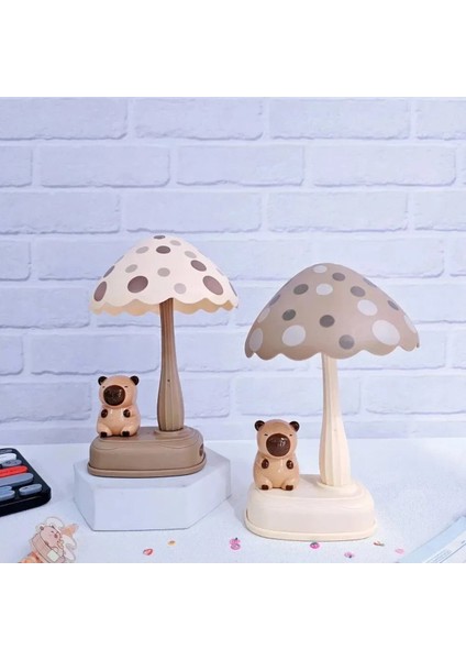 Mantar Tasarımlı LED USB Çocuk Gece Lambası, Şarjlı, Güzel ve Kullanışlı Parça fırsatları