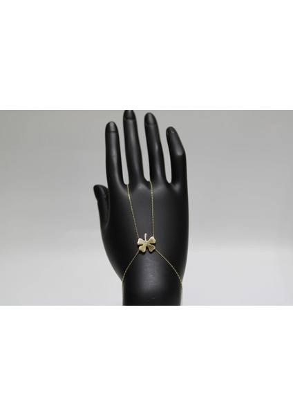 14 Ayar Altın Yonca Model Şahmeran Bileklik modelleri