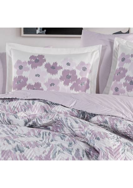 Penny Lila - Çift Kişilik Poplin Kapitone Nevresim Takımı fiyatları