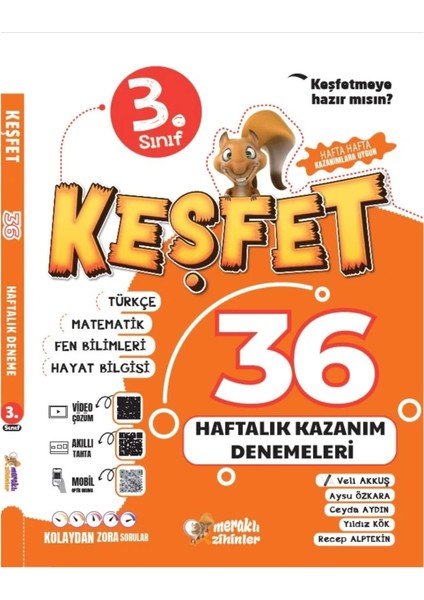 3.sınıf Tüm Dersler Soru Bankası+3.sınıf 36 Haftalık Kazanım Denemesi (2'li Set) modelleri